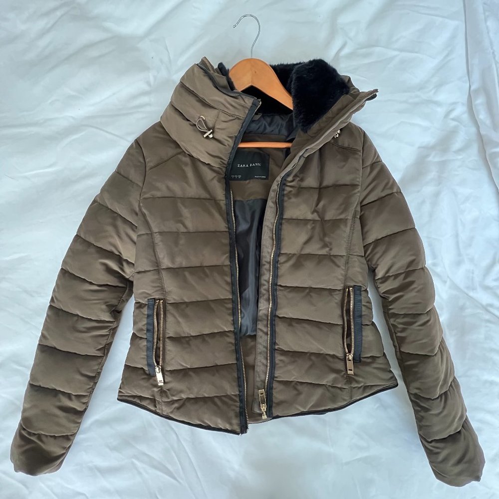 Zara Puffer Jacket Gem